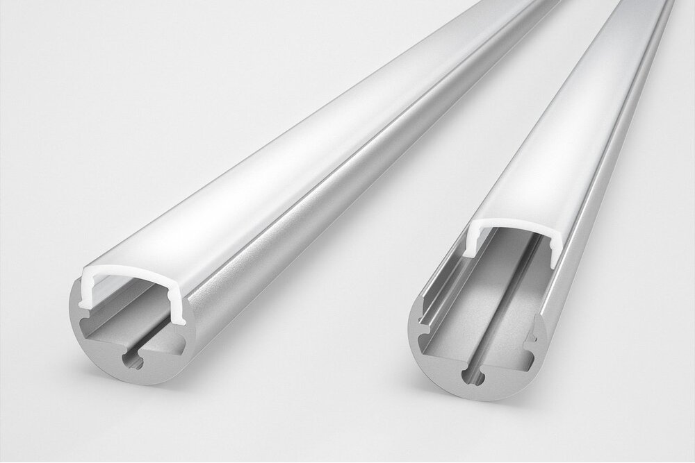 ROTO 8mm rundes Led-Aufbauprofil 1m-2m