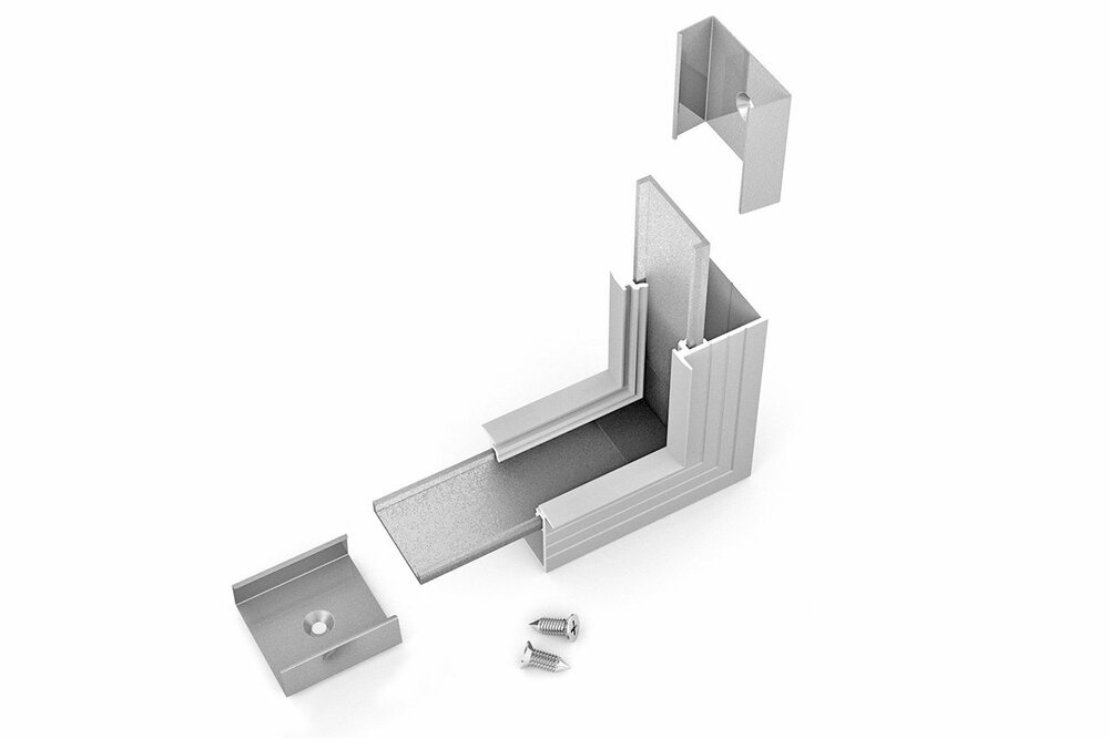 Eckverbinder 90° Innenecke für NOVA20 RS LED Profil