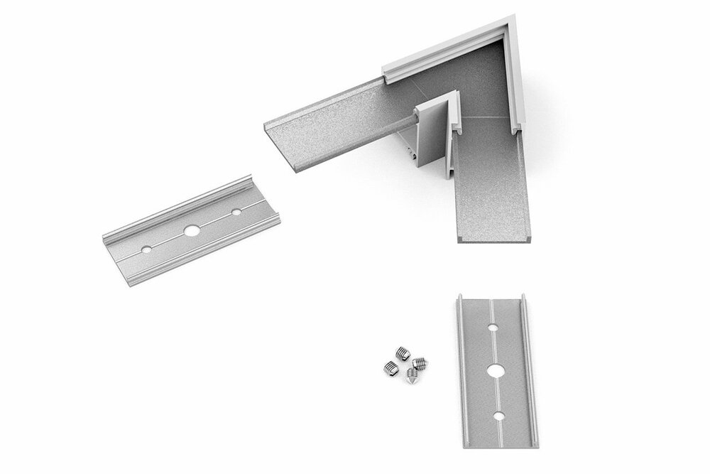 Eckverbinder 60° für NOVA20 LED-Profil