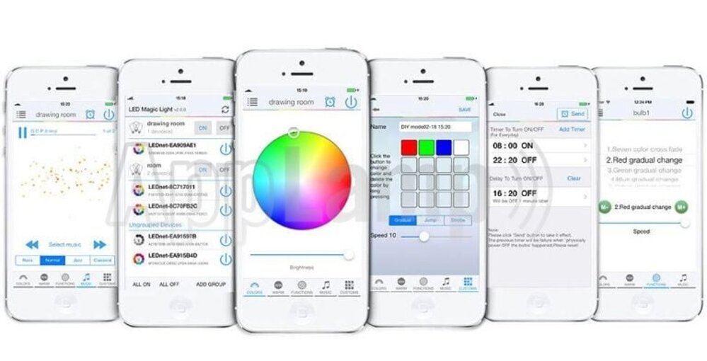 LED Magical Wi-Fi-Controller für RGB-, RGBW-, RGBWW-, CCT- und einfarbige Streifen mit Zeitschaltuhren!