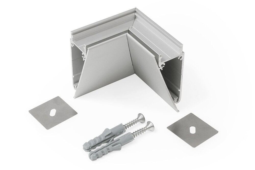 90°-Eckverbinder für WALL12-LED-Profil