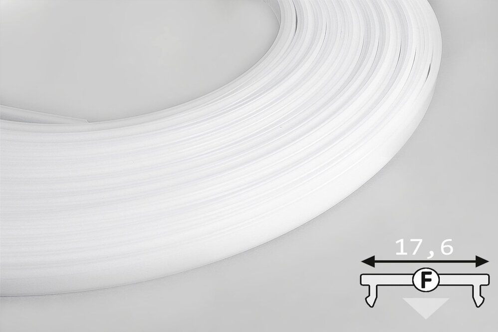 Abdeckung F Clickon - 20-Meter-Rolle für Profiltyp FLUID14, LINEA14, ANGLE14 und NOVA