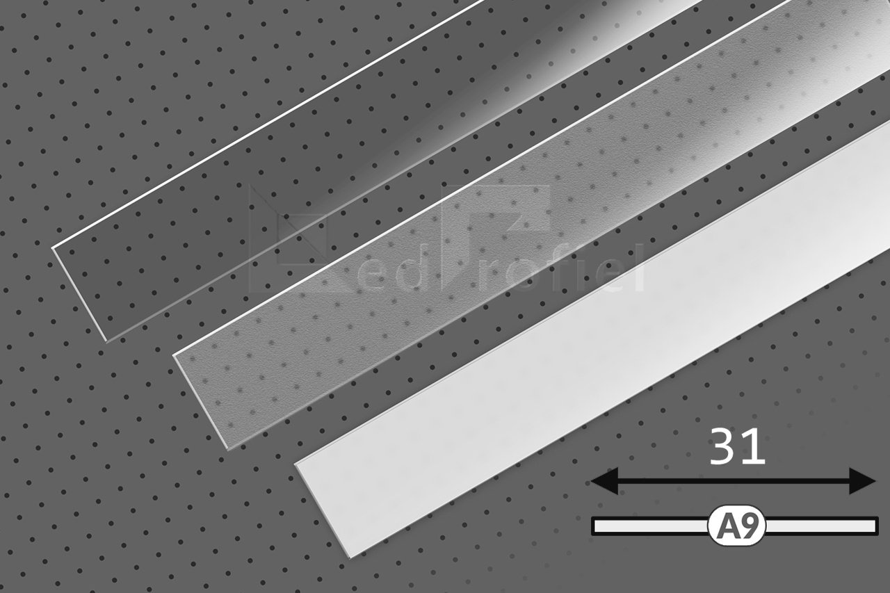 Abdeckung A9 Slide in 1m oder 2m Länge