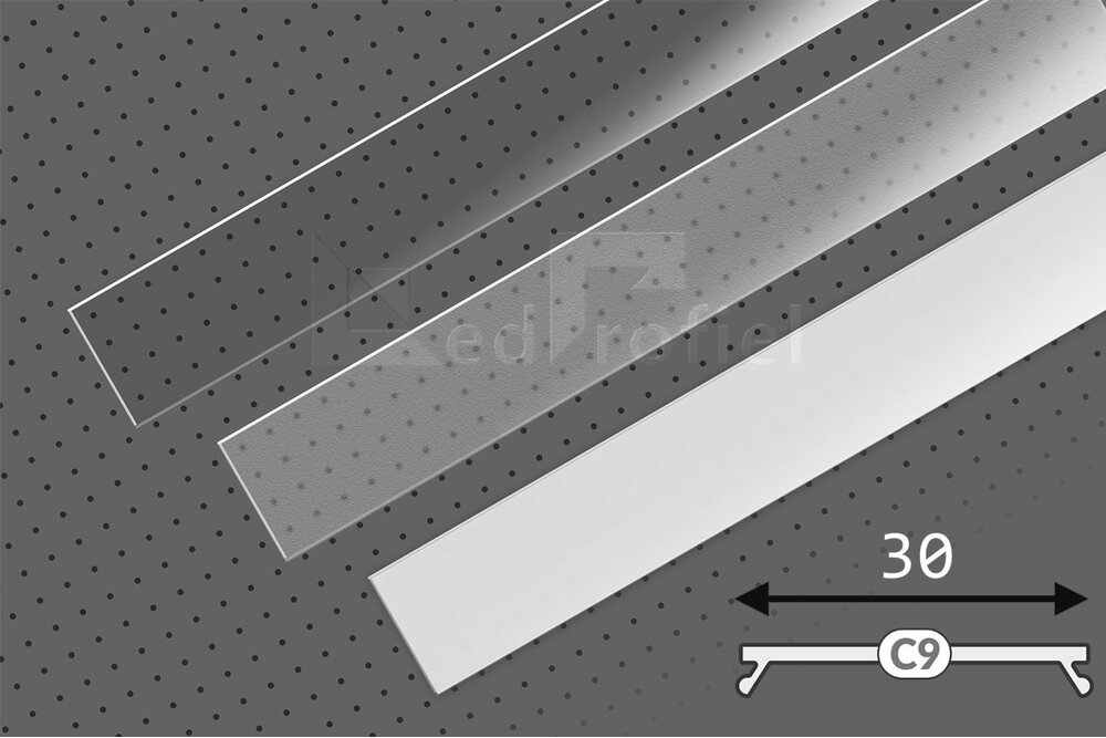 Abdeckung C9 Clickon in 1m oder 2m Länge
