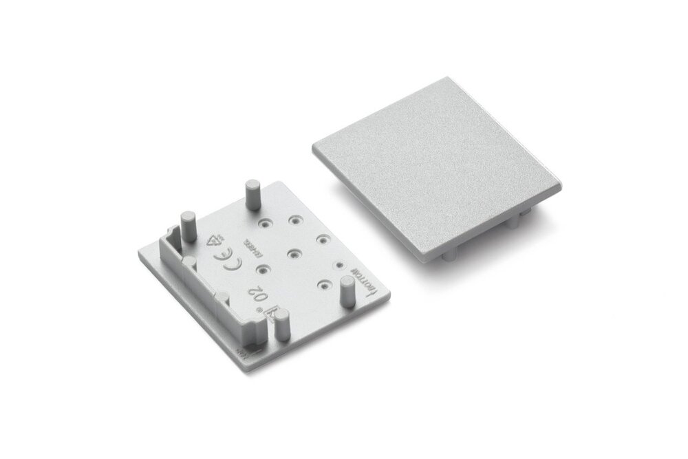 Endkappen für das LED-Profil EVO302. Satz von zwei