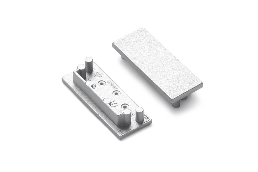 Endkappen für das LED-Profil EVO301. Satz von zwei