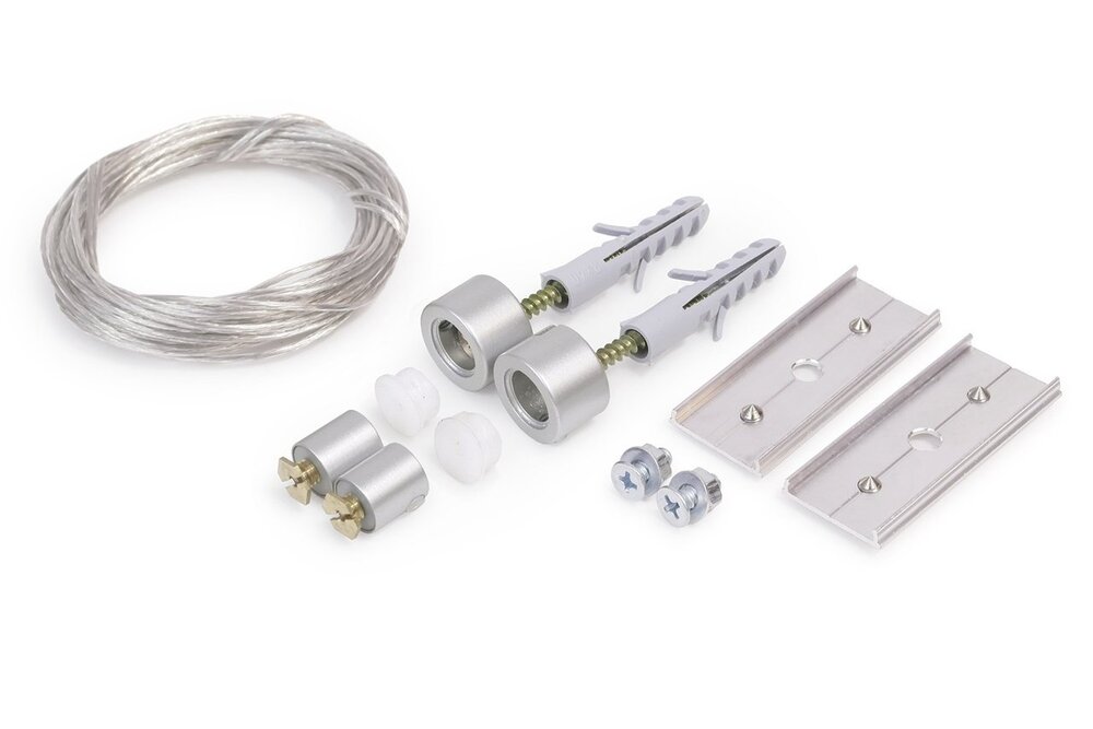 Stahlseil-Aufhängesystem mit Stromeinführung