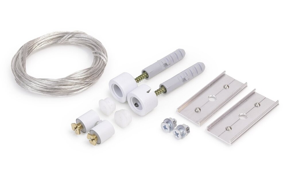 Stahlseil-Aufhängesystem mit Stromeinführung