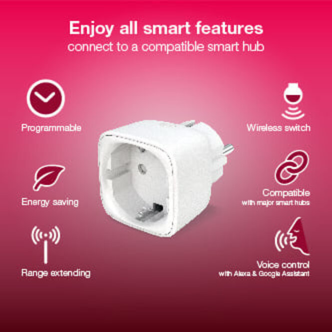 INNR INNR Zigbee Smart powerplug Stecker Ein/Aus-Schalter 2er-Pack 2200W