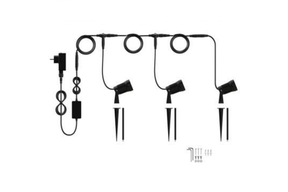 INNR INNR Zigbee Smart Outdoor Spot Light 4.7W RGBW (3-Spots)