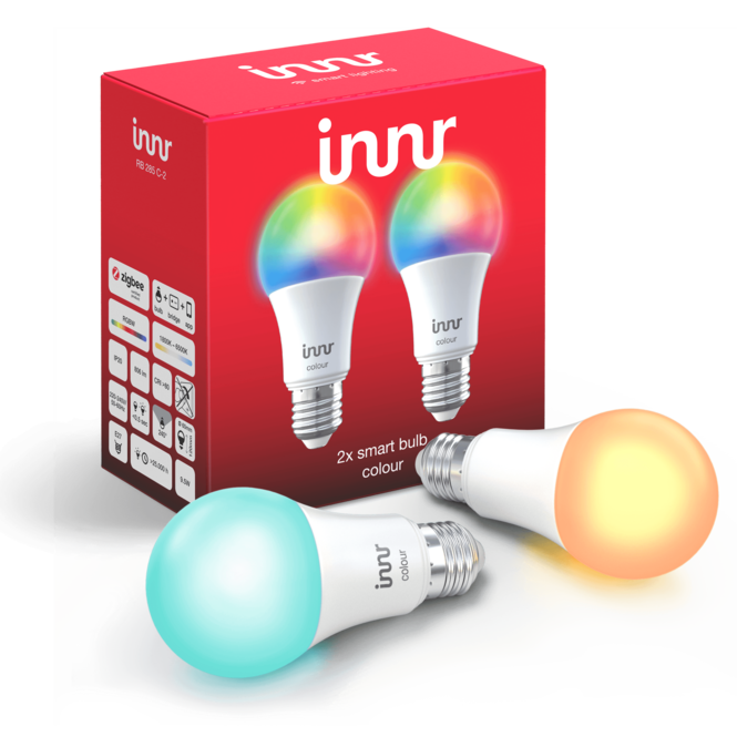 INNR INNR Zibee Farbe E27 RGBWW Duo Pack RB 286 C-2