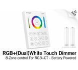 MiLight MiLight RGB+ DualWhite (RGB+CT) Touch-Wandsteuerung Aufputz, 8-Zonen, RF, 2xAAA