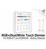 MiLight MiLight RGB+ DualWhite (RGB+CT) Touch Wall Controller Aufputz, 4-Zonen, RF, 2xAAA