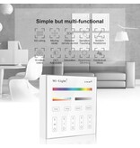 MiLight MiLight RGB+ DualWhite (RGB+CT) Touch Wall Controller Aufputz, 4-Zonen, RF, 2xAAA