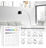 MiLight MiLight RGB / RGBW Touch Wall Controller Aufputz, 4-Zonen, RF, 2xAAA Batterie