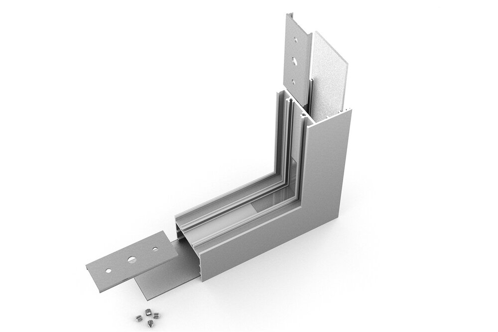 Eckverbinder 90°-Außenecke für EVO302 LED-Profil