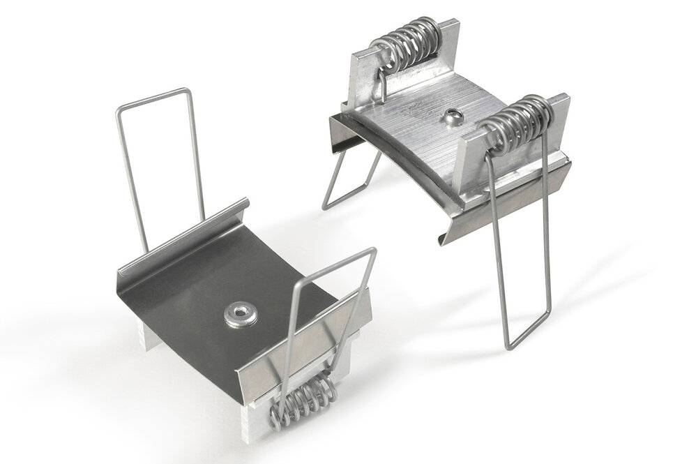 Halter Typ U9 mit Reibungsfedern