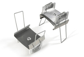 Halter Typ U9 mit Reibungsfedern