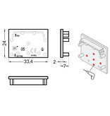 Endkappen EVO305 TS, Satz mit zwei Stück