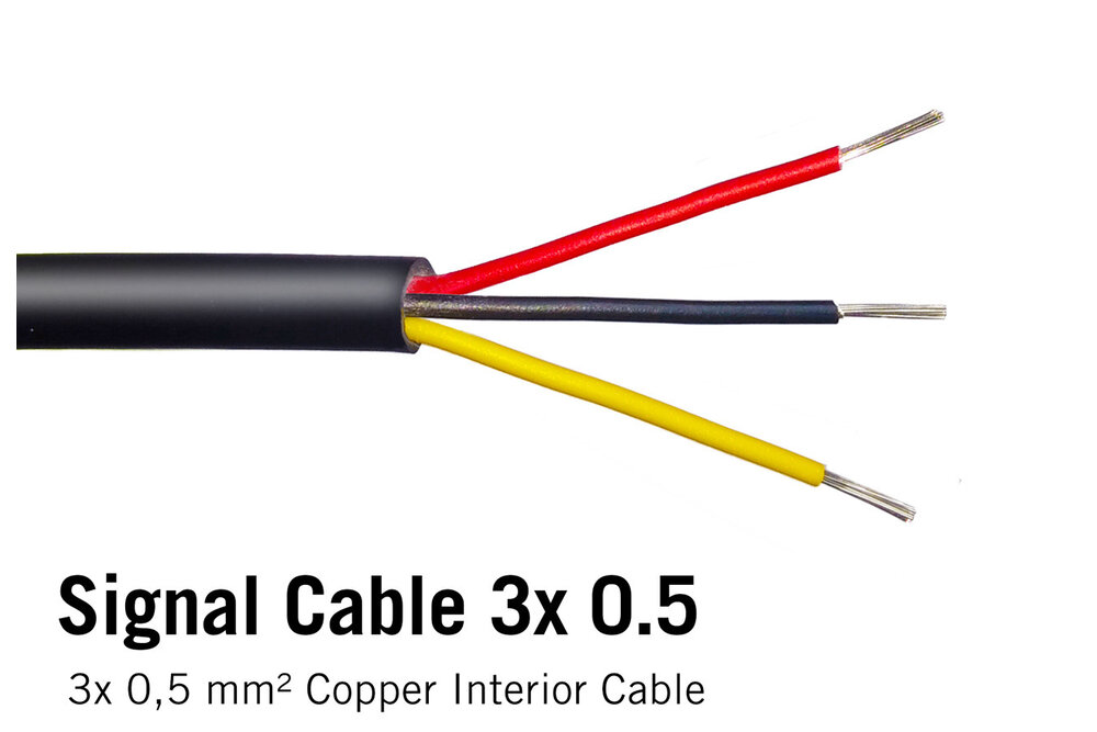 Applamp 3-adriges Rundkabel 20 AWG CCT