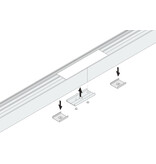 Gerader Verbinder 180° für EVO302-303 LED-Profile