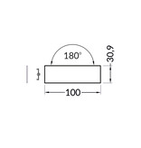 Gerader Verbinder 180° für EVO302-303 LED-Profile