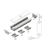LINEA14 DL 14mm Versenktes Led-Profil 1m-2m