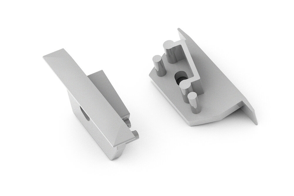 LINEA14 DL Endkappen, Satz mit zwei Stück