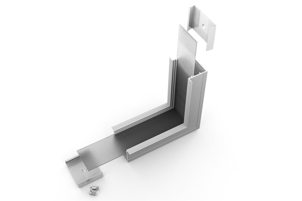 Eckverbinder 90° Innenecke für EVO307 LED-Profil