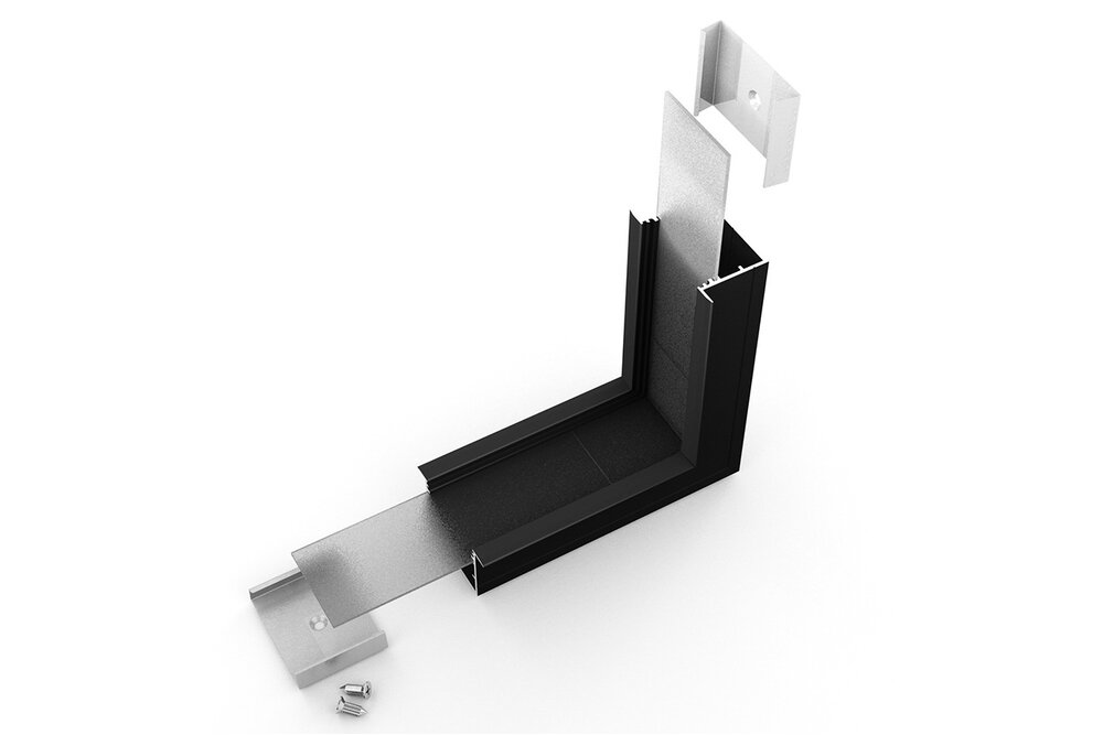 Eckverbinder 90° Innenecke für EVO307 LED-Profil