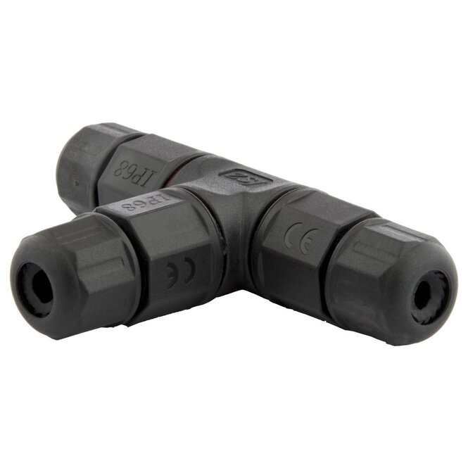 MiLight Wasserdichter T-Verbinder 3-Draht mit Gewinde - lötfrei IP68
