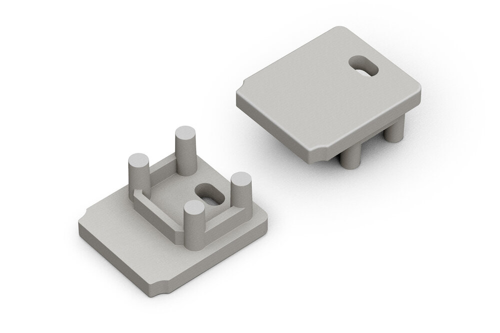 Endkappen MODO10 TS , Satz aus zwei Teilen