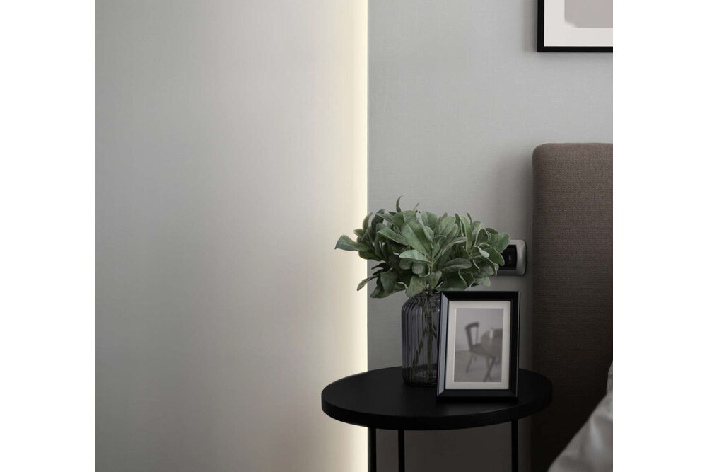 Flux TS 10mm versenktes Led Profil für Gipskarton und Stuck