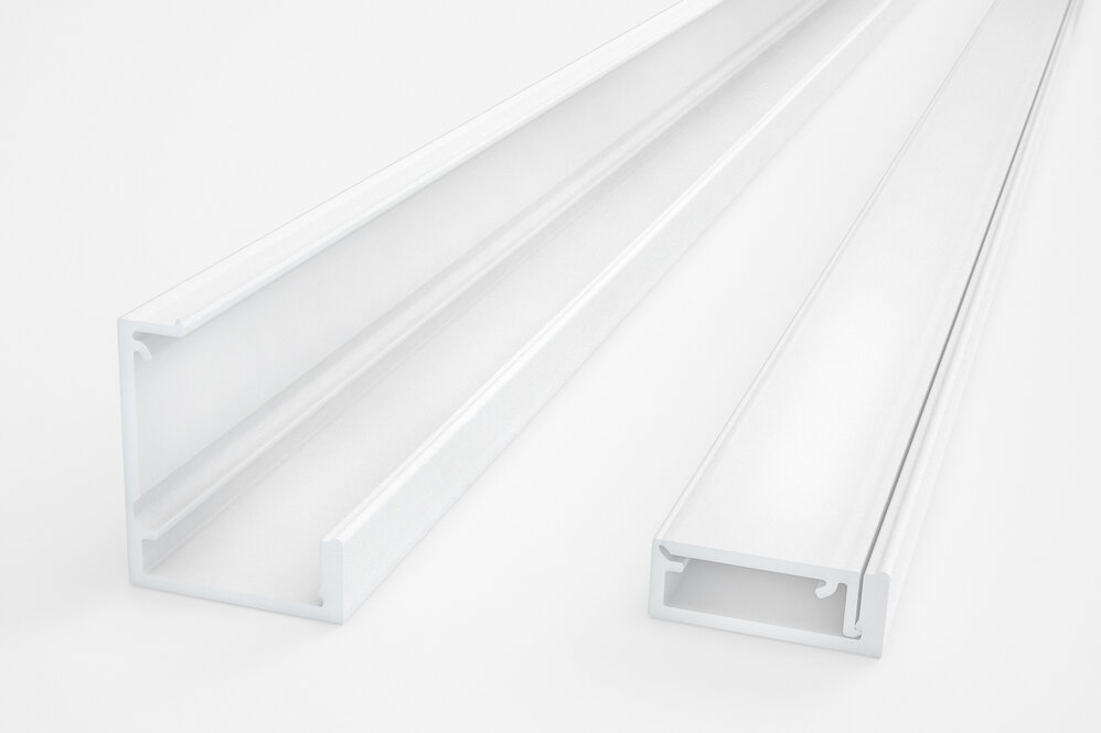 FLEX 8mm Led-Profil eingelassen 1m-2m