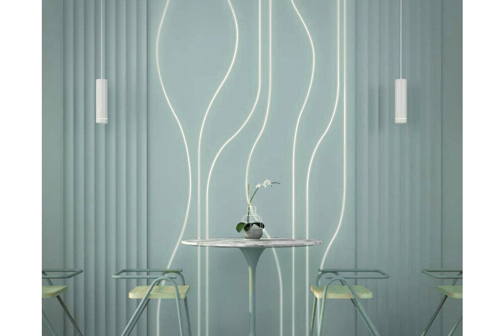 FLEX 8mm Led-Profil eingelassen 1m-2m