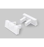 FLEX8-Endkappen. 2er-Satz, transluzent