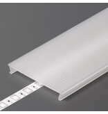 Abdeckung C10 Opal prismatisch Clickon | Gleichmäßige Lichtverteilung, Länge 1m oder 2m