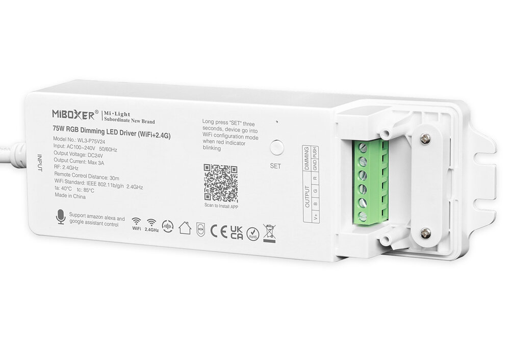 MiLight Miboxer75W 24Volt-Stromversorgung und Controller in einem für RGB-Farb-LED-Streifen