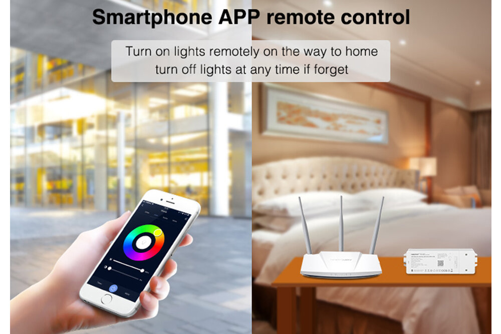 MiLight Miboxer75W 24Volt Stromversorgung und Controller in einem für RGBW-Farb-LED-Streifen