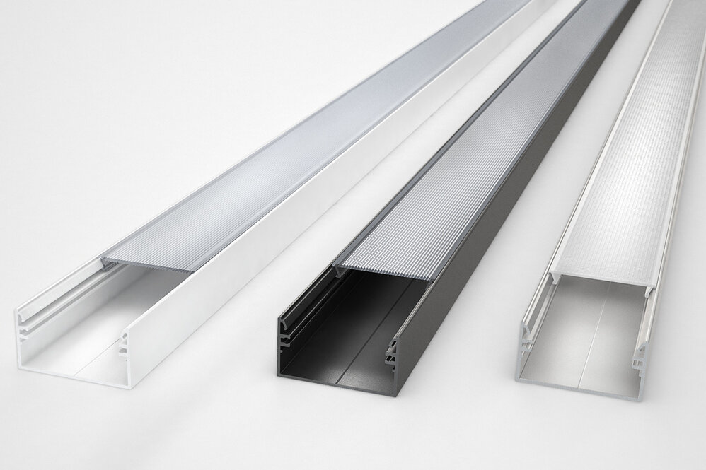 LUMAX501 53mm Led-Anbauprofil 1m-2m