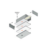LUMAX501 53mm Led-Anbauprofil 1m-2m
