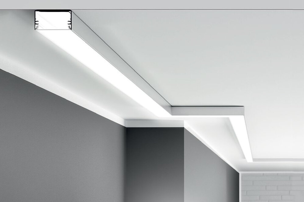 LUMAX501 53mm Led-Anbauprofil 1m-2m