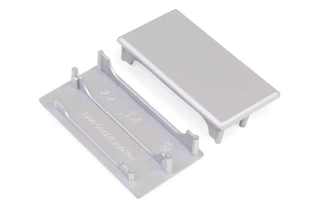 Endkappen für das LED-Profil LUMAX501. Satz von zwei