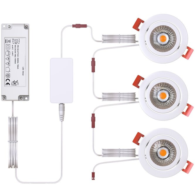 INNR INNR Recessed Spots 3er-Pack - RSL 115 Led-Lampen