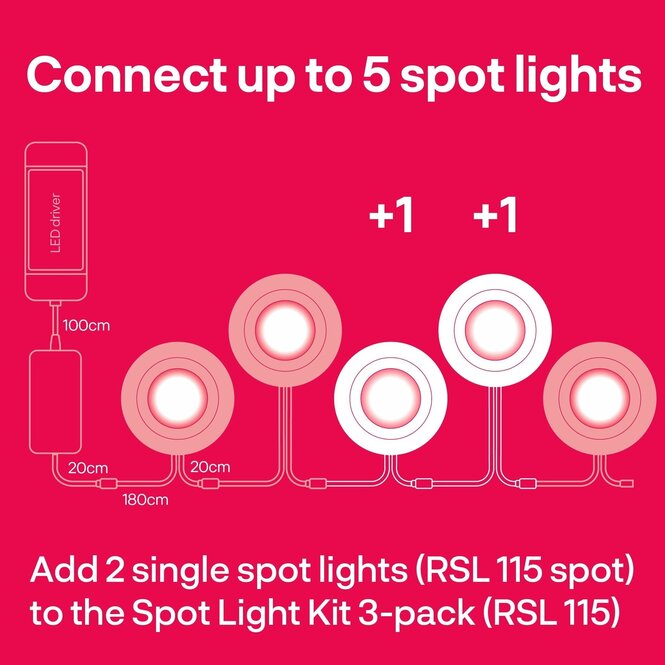 INNR INNR Recessed Spots 3er-Pack - RSL 115 Led-Lampen