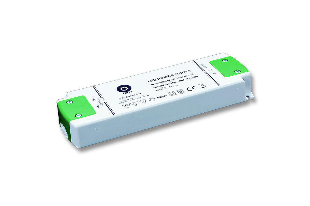POS-POWER Kompaktes dimmbares Netzteil DC 24 Volt 50 Watt 2,08 Ampere