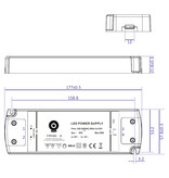 POS-POWER Kompaktes dimmbares Netzteil DC 24 Volt 50 Watt 2,08 Ampere
