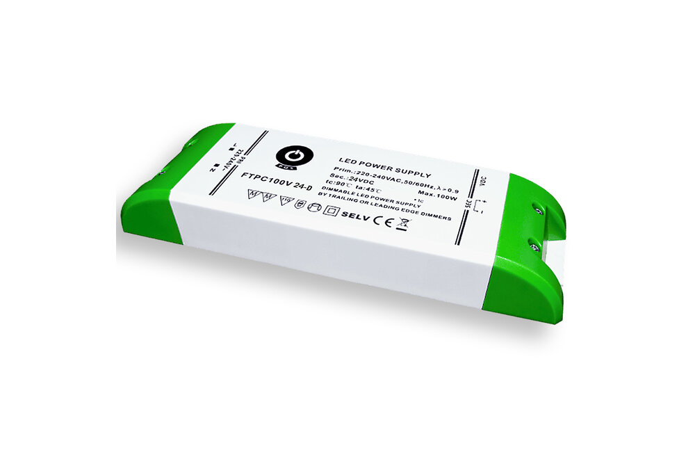 POS-POWER Kompaktes dimmbares Netzteil DC 24 Volt 100 Watt 4.17Ampere