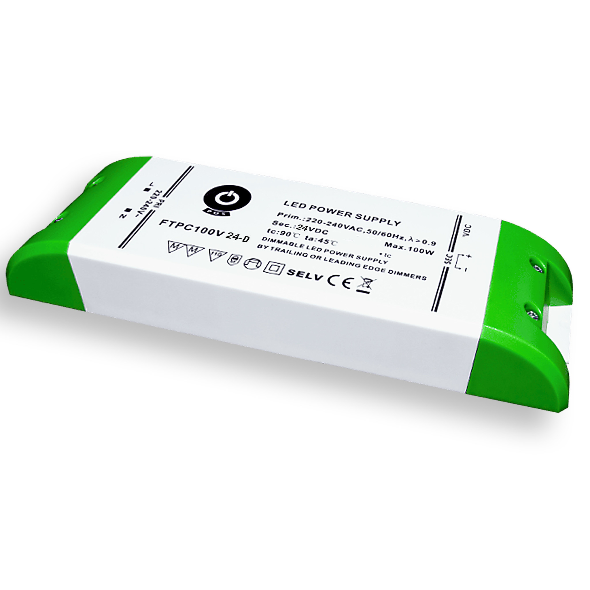POS-POWER Kompaktes dimmbares Netzteil DC 24 Volt 100 Watt 4.17Ampere