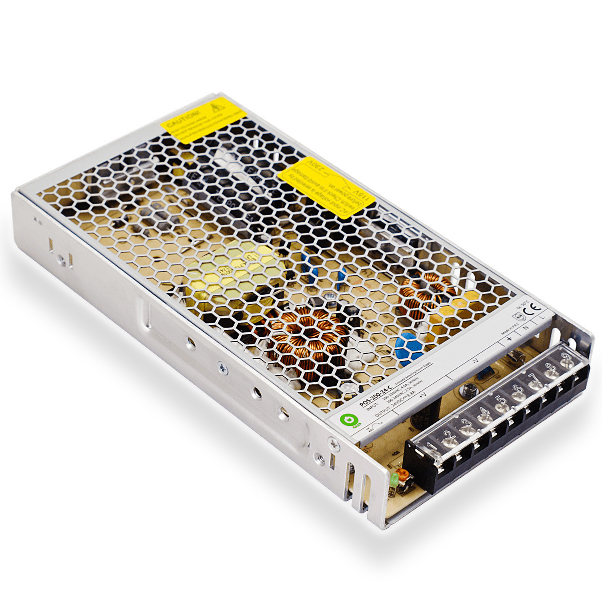 POS-POWER Kompaktes Schaltnetzteil DC 24 Volt 200 Watt 8,8 Amp